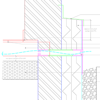 Sub Floor Perimeter Insulation With Vent To Shallow Suspende Retrofit Pattern Book